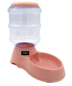 The Appraisal - Dog & Cat Automatic Self Dispensing Pet Food Feeding Bowl - Peach