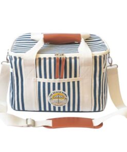 The Beach Bums Cooler Bag - Navy Stripe