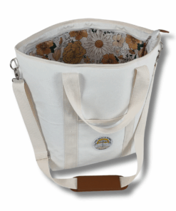 The Beach Bums Tote Cooler Bag - White
