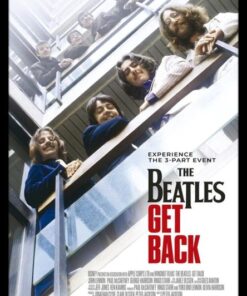 The Beatles - Get Back Poster with Black Frame
