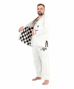 ''The Bishop'' Limited Edition - 450 GSM Jiu Jitsu Gi - White - XL