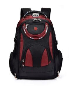 The Clip - Backpack Travel Laptop Outdoor Sports Hiking Antitheft Large Bag - Red