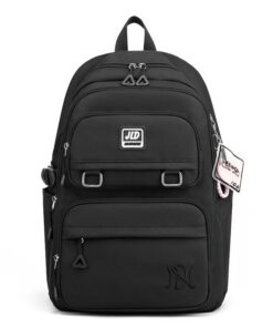 The Clip - Fashion Backpack High Quality Waterproof High School Bags Travel - Black