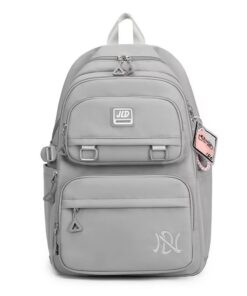 The Clip - Fashion Backpack High Quality Waterproof High School Bags Travel - Grey