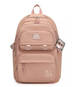 The Clip - Fashion Backpack High Quality Waterproof High School Bags Travel - Pink