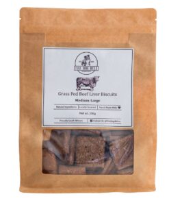 The Dog Deli Grass fed beef liver biscuits for medium-large dogs