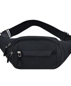 The Hub - Waist Bag - Moon Bag - Large Capacity - Black