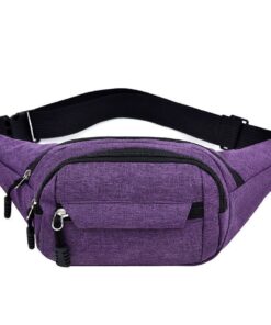 The Hub - Waist Bag - Moon Bag - Large Capacity - Purple