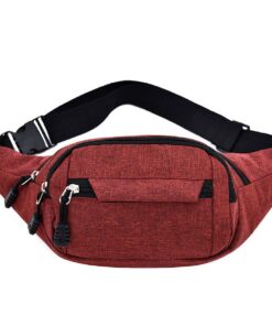 The Hub - Waist Bag - Moon Bag - Large Capacity - Red