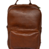 The Hunter Genuine Handmade Leather Laptop Backpack - Brown