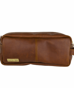 The Jumbo Toiletry Bag- Warm Tan