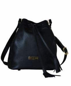 The Leather Drawstring Bag