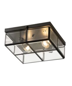 The Lighting Warehouse - Ceiling Light Cube Black