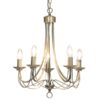 The Lighting Warehouse - Chandelier Modern no Shade Maypole 5 12376AB