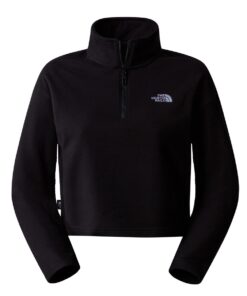 The North Face - Women's 100 Glacier Cropped 1/4 Zip Fleece - S