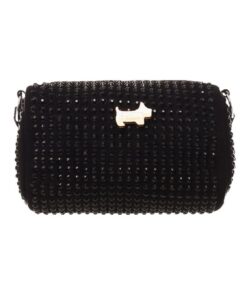 The Nothando - Bling studded Clutch & Crossbody - Black with Black Bling