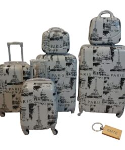 The Paris Luggage 6 Piece Collection & Keyring