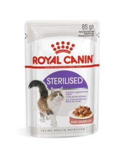 The Royal Canin Wet Sterilised Cat Food Pouches 12 x 85G