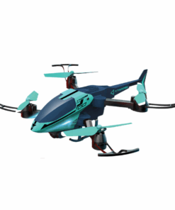 The W2 Dual Camera Foldable Drone - Blue