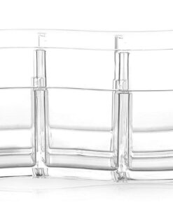 The Wave 6 Compartment Acrylic Jewelry & Makeup Organizer