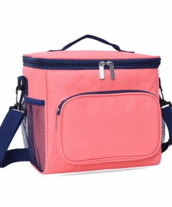 Thermal Insulated Lunch Bag Cooler Bag for Work Picnic Travel - pink