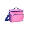 Thermal Insulated Lunch Cooler Bag with Strap - Pink
