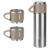 Thermal Insulated Travel Flask Set - Taupe