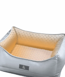 Thermostatically Pet Dog Cat Bed Winter Electric Heating - Grey