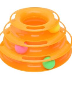 Three Layer Track Tower Toy for Cats