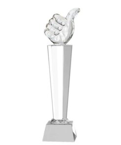 Thumb Up Crystal Trophy