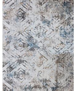 Tigris Modern Geometric Abstract Design Rug