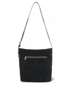 Tillston Leather Hobo Bag in Black
