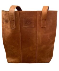 Timeless Tote with Top Zip - Toffee