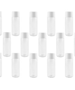 Tissue Oil Empty Plastic Bottle with Cap and Puffer - 15 x 100ml