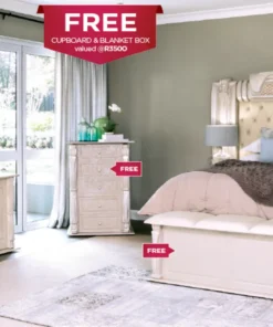 Titania MK2 5 Piece Bedroom Suite, Beige