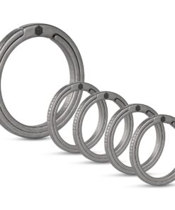 Titanium Alloy EDC Keyring Set (1L+4S)