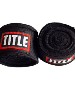 TITLE Boxing Handwraps - 4.5m - Black