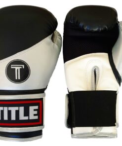 Title Impact Boxing Gloves - Silver/Black/White - 10 oz