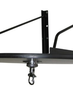 TITLE Single Platform With Wall Brackets And Pro Swivel For Boxing Speed Bag (Includes Rawlbolts)