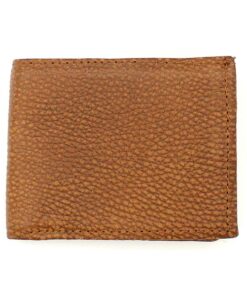 TM Leather Buffalo Tan Gents Wallet Without Coins Pocket