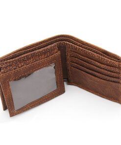 TM Leather Men's Wallet with Flap