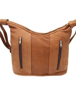 TM Leather SMH Light Brown Handbag