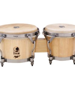Toca 7" & 8-1/2" Traditional Series Wood Bongos - Natural