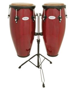 Toca Percussion 10" & 11" Synergy Series Conga Set With Stand - Rio Red
