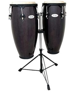Toca Percussion 10" & 11" Synergy Series Conga Set with Stand - T. Black