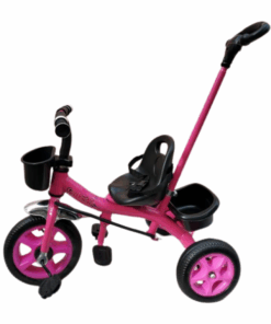 Toddler Tricycle With Detachable Parent Handle - Little Miss Poppet