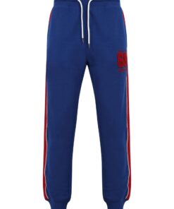 Tokyo Laundry - Mens Limbus Pant Cuffed Joggers with Colour Block Side Panels In Sodalite Blue (Parallel Import) - S