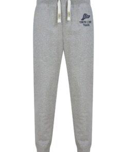 Tokyo Laundry - Mens Pollow Brushback Fleece Cuffed Joggers in Light Grey Marl (Parallel Import) - L