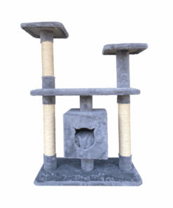 Tom Catz Mansion Scratch Post - Grey
