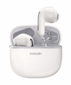TOOCKI - HIFI Stereo Touch Control Earbuds With Bluetooth v5.2 - White